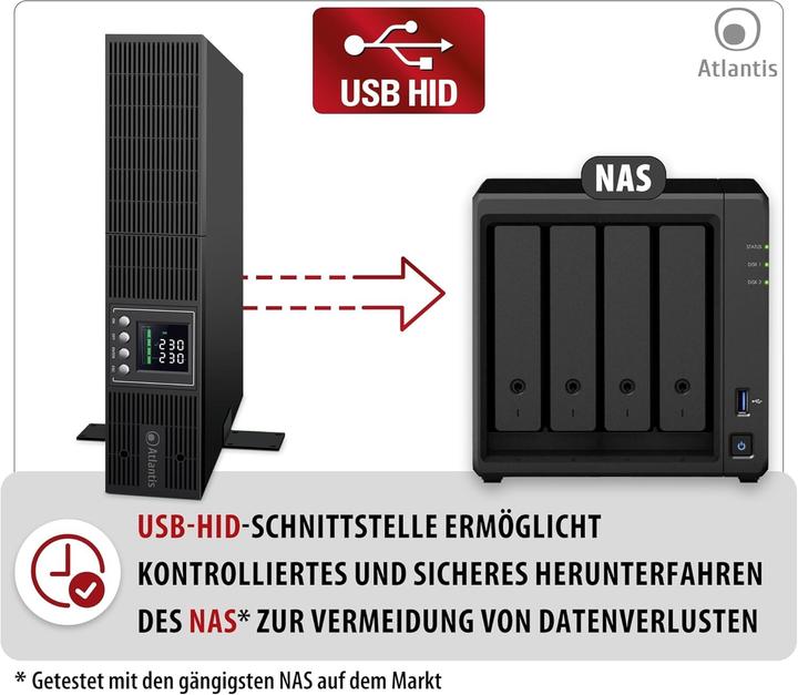 Actual product image Land SERVER RACK 3002 PRO Double conversion (online) 3 kVA 2700 W 8 socket(s) AC (3000 VA, 2700 W, Online double converter UPS)