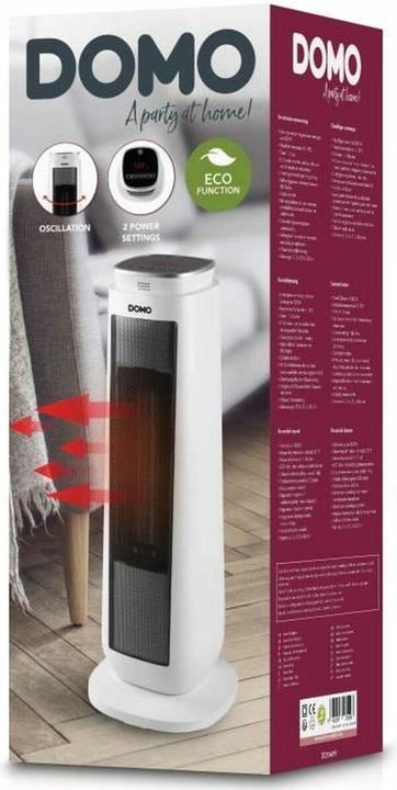 Immagine prodotto Domo Riscaldamento ceramico a convettore (2000 W)