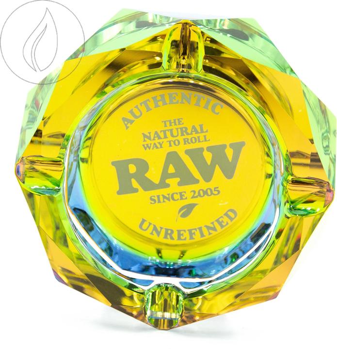 Actual product image RAW Rainbow Glass Ashtray