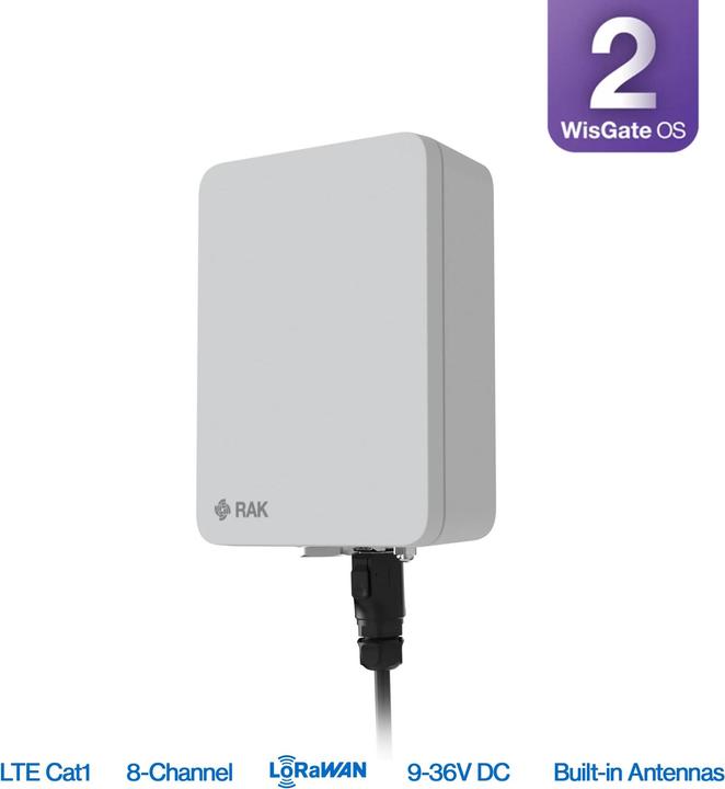 RAK Wireless WisGate Soho Pro RAK7267 8-channel LoRa LTE outdoor gateway
