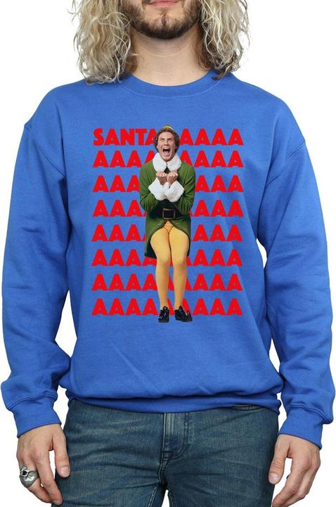 Produktbild Elf Buddy Santa Scream Sweatshirt (L)