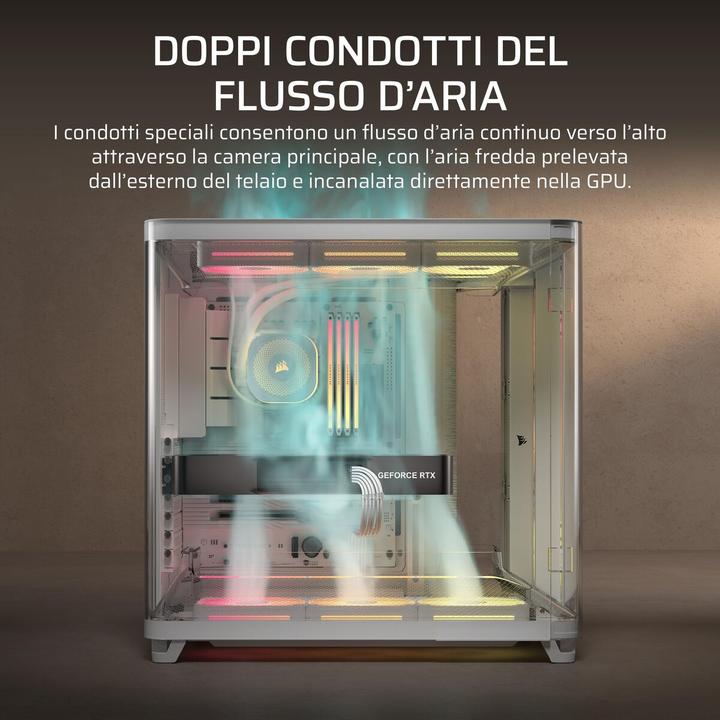 Actual product image Corsair AIR 5400 LX-R RGB LINK (ATX, mATX, E-ATX, Mini-ITX)