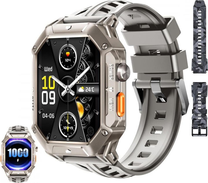 Produktbild Oukitel Smartwatch BT80 Grau