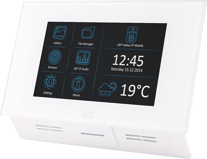 Actual product image 2N Indoor call station Indoor Touch 2.0 white (Ethernet, Cable)