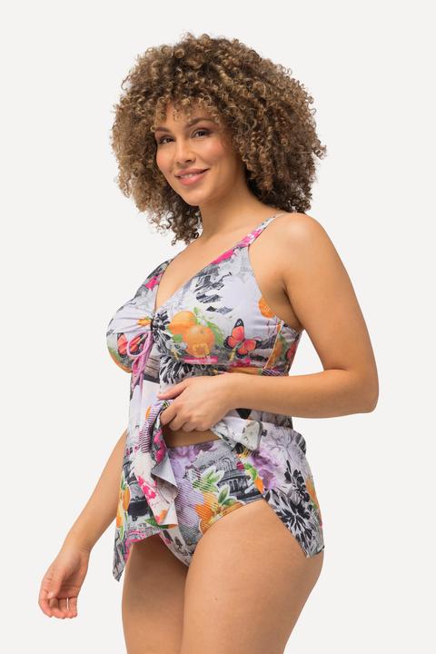 Produktbild Ulla Popken Tankini, Uhren, Zipfelsaum, Softcups, Träger verstellbar (44)
