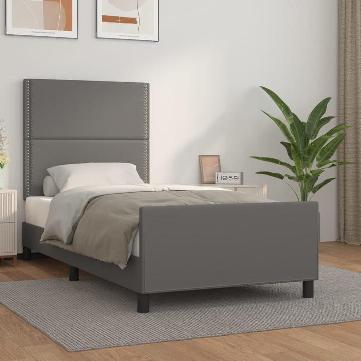 Immagine prodotto vidaXL Bettgestell mit Kopfteil (100 x 200 cm)
