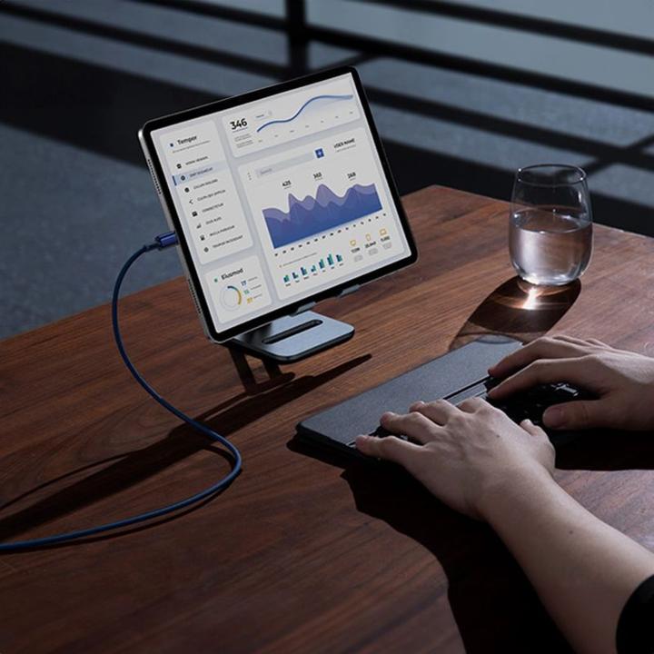 Produktbild Baseus Cable USB-C to USB-C Tungsten Gold, 100W, 1m (blue) (1 m, USB 2.0, 100 W)