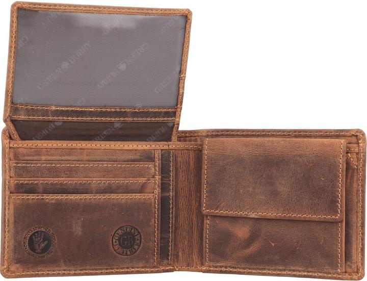 Image du produit Greenburry Vintage Geldbörse RFID Schutz Leder 12 cm