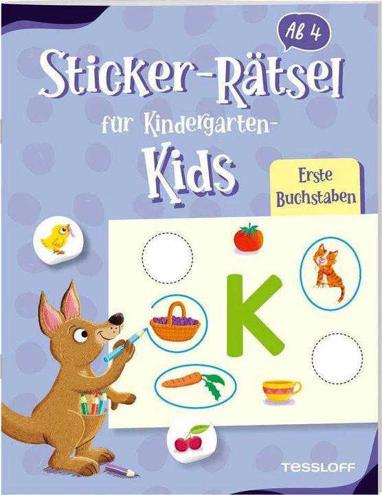 Produktbild Tessloff Sticker-Rätsel für Kindergarten-Kids. Erste Buchstaben