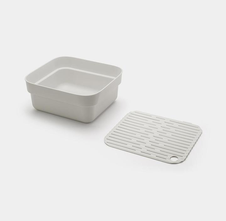 Immagine prodotto Brabantia Lavabo con sgocciolatoio, Grigio (34.40 cm, 37.40 cm)