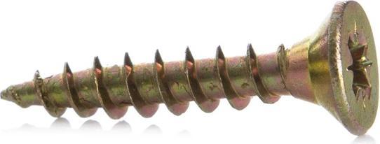 Actual product image Haushalt CHIPBOARD SCREW 4.5X25 YLW ZP 25PCS G1 (25 Screws per piece)