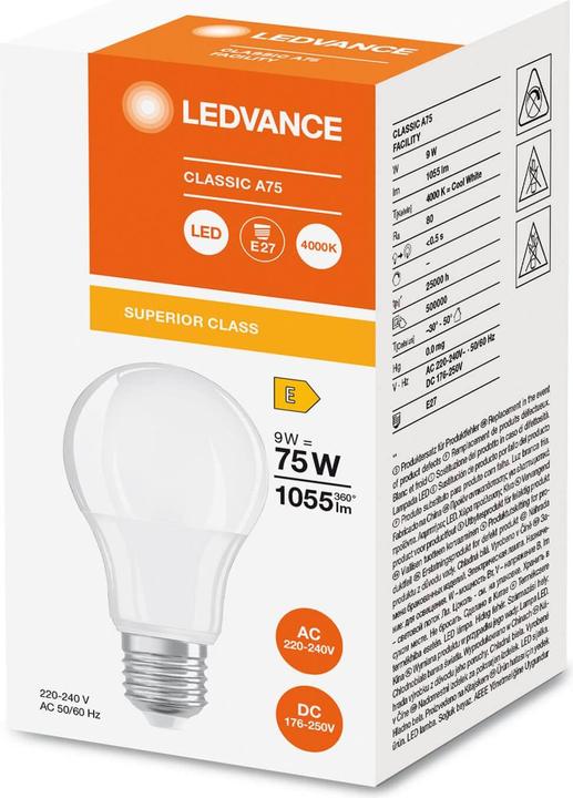 Actual product image Ledvance LED lamp (E27, 9 W, 1055 lm, 1 x, E)