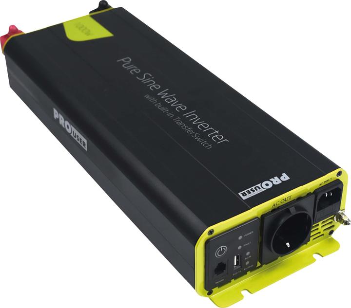 ProUser Convertisseur de tension PSI1000TX, DC/AC, 12V à 230V, 1500 W