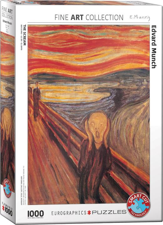 Actual product image Eurographics The cry of Edvard Munch (1000 pieces)