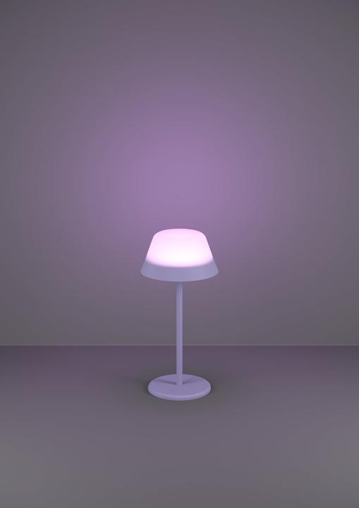 Immagine prodotto EGLO Luci Lampada da tavolo ricaricabile MEGGIANO 1.5W, 32 cm, Viola, Dimmerabile (170 lm)