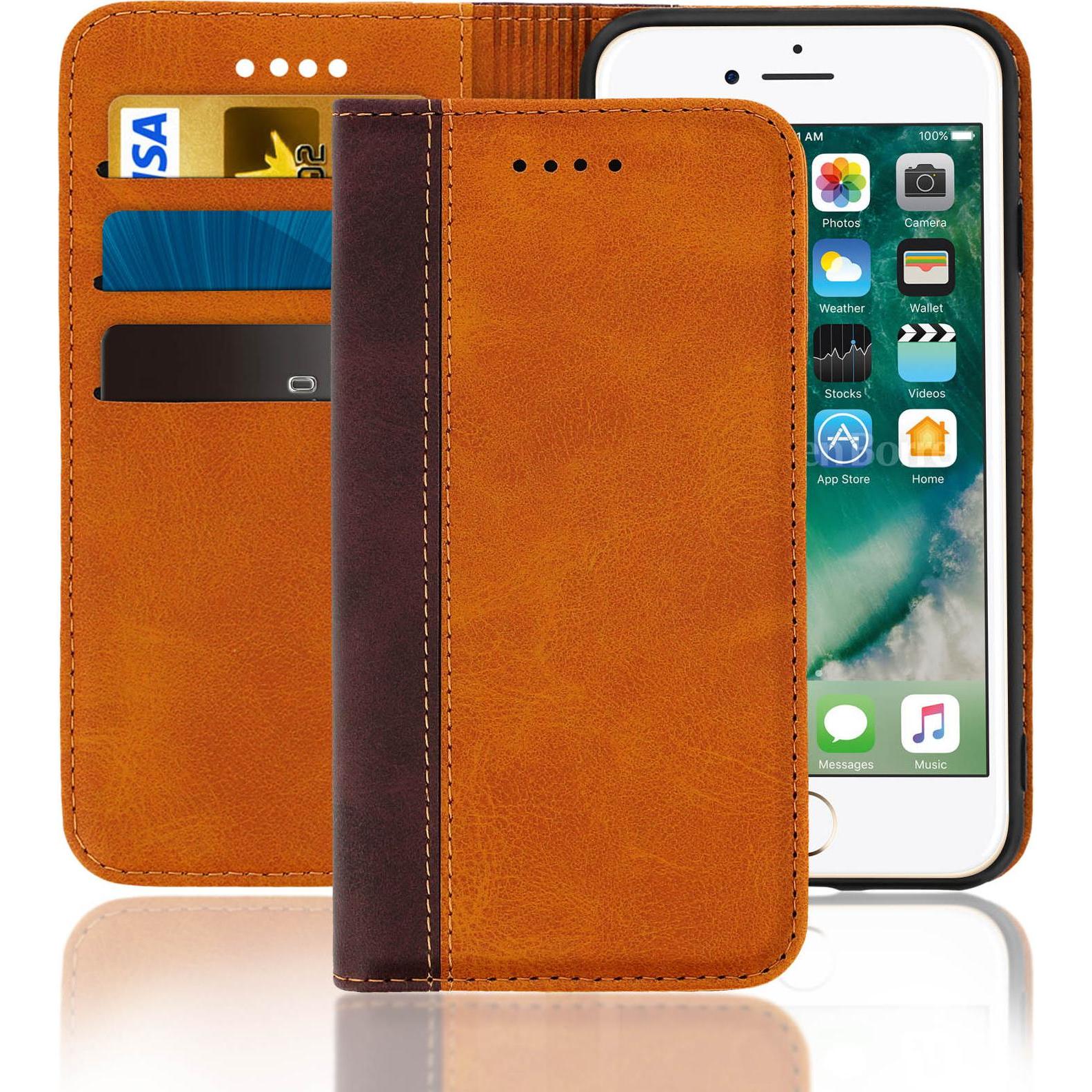 Thumbnail - Avizar Yaki Series (Apple iPhone SE (3rd Gen)), Smartphone Hülle, Braun