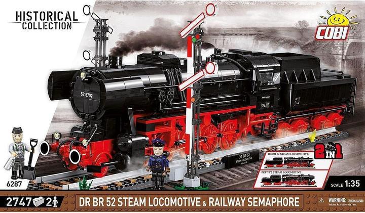 Produktbild Cobi DR BR 52 Steam Locomotive & Railway Semaphore (Ma?stab 1:35)