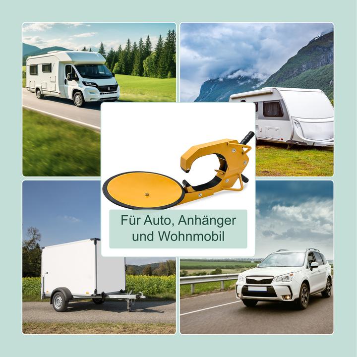 Productafbeelding Relaxdays Radkralle zur Diebstahlsicherung 15 Zoll