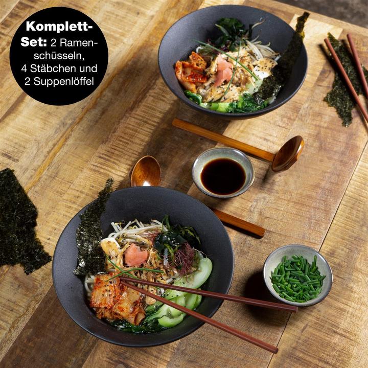 Produktbild Moritz & Moritz Schalen mit Essstäbchen (24 cm, 1.30 l, 2x)
