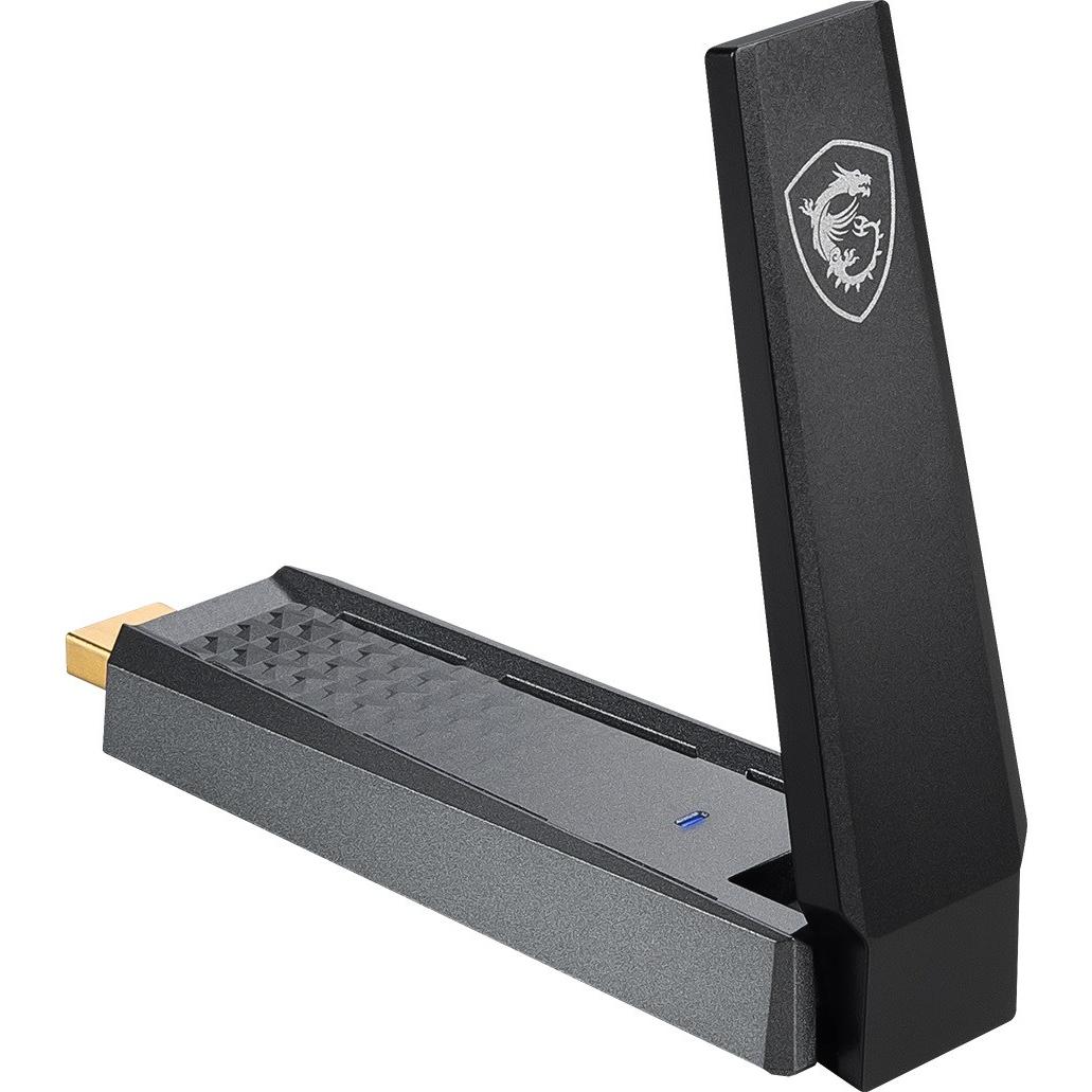 MSI AX1800 (USB 3.2), Netzwerkadapter, Schwarz