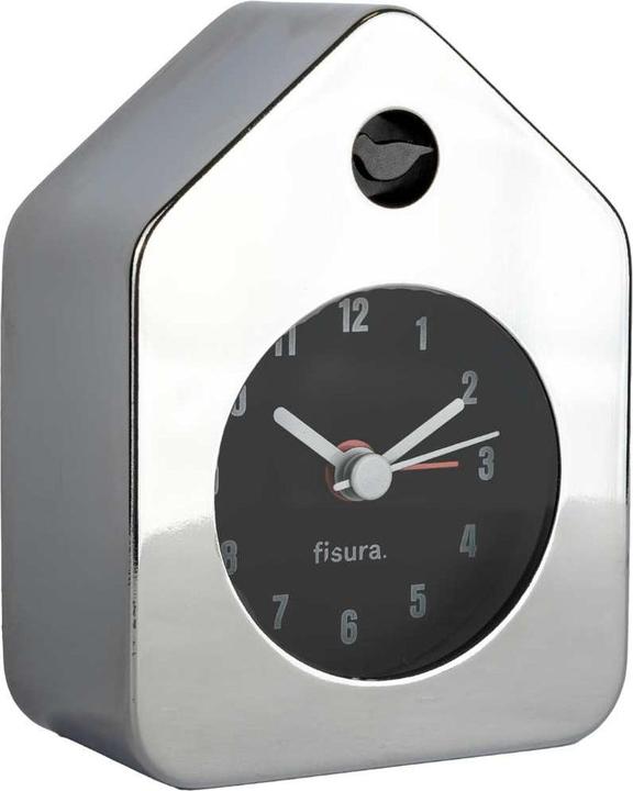 Produktbild Fisura MINI HOUSE ALARM CLOCK chrome