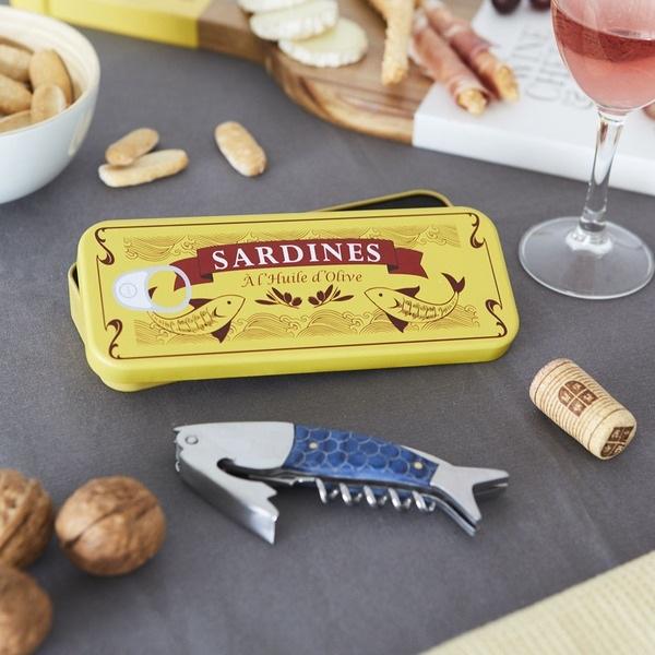 Thumbnail - Balvi Sardines, Flaschenöffner, Grau