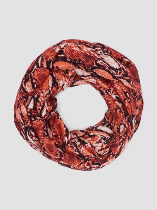S.Oliver Snood Loop-Schal mit All-over-Print in Schlangenoptik