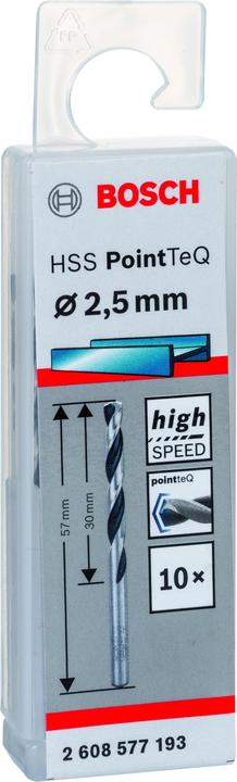 Actual product image Bosch Professional Zubehör HSS twist drill PointTeQ (2.5 mm)
