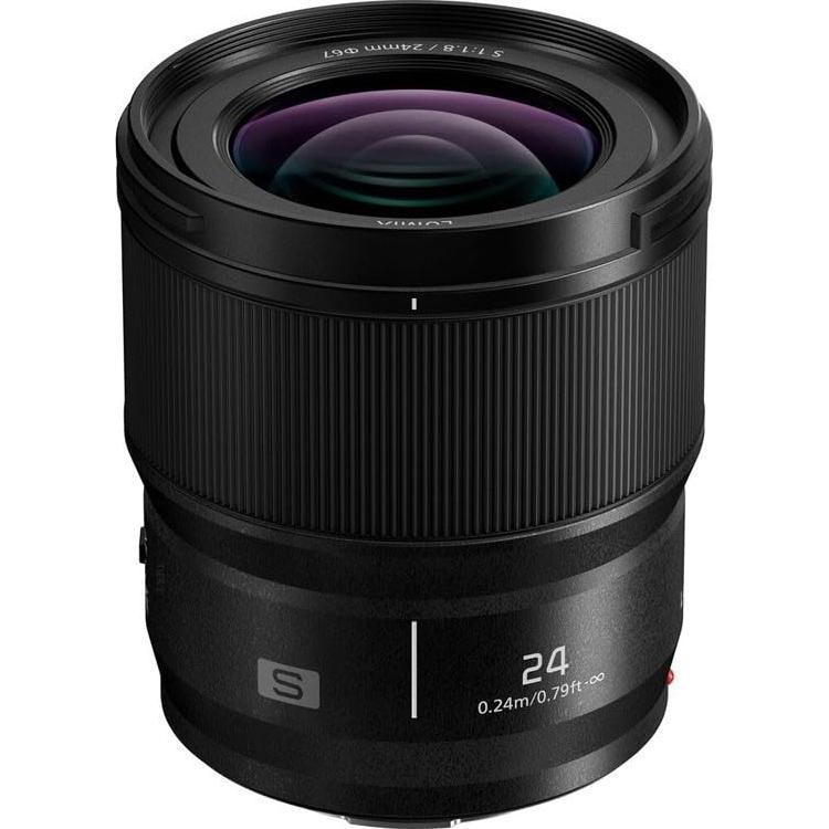 Panasonic Lumix S 24mm f/1.8 (L-Mount, Vollformat), Objektiv, Schwarz