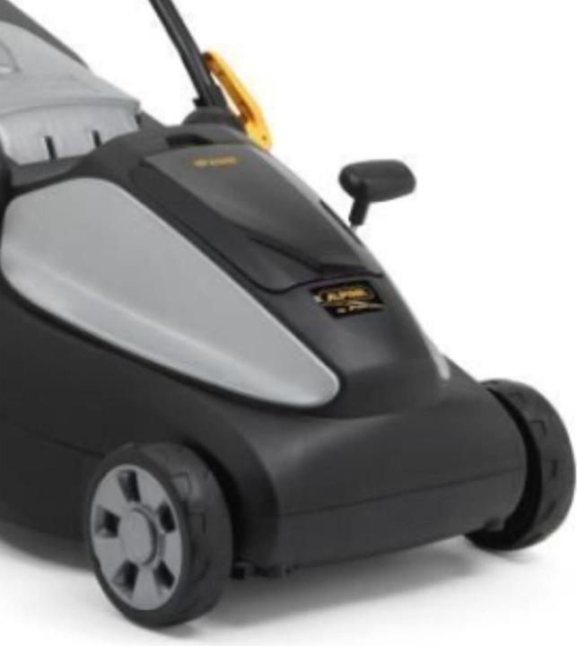 Actual product image Alpina Garden Lightweight yet powerful cordless lawn mower equipped with two 20 V lithium-ion batteries. (Rechargeable battery operated)