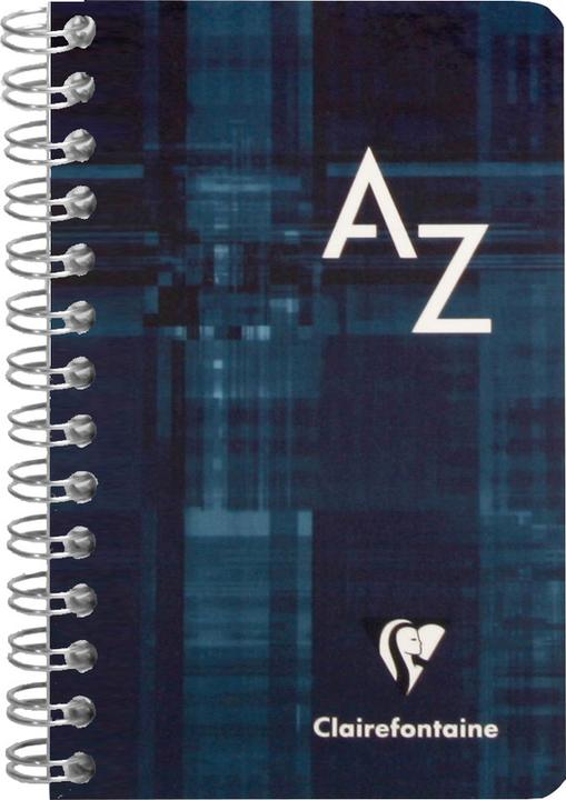 Produktbild Clairefontaine Spiralheft mit Register (7.5 x 12 cm, Kariert, Harter Einband)