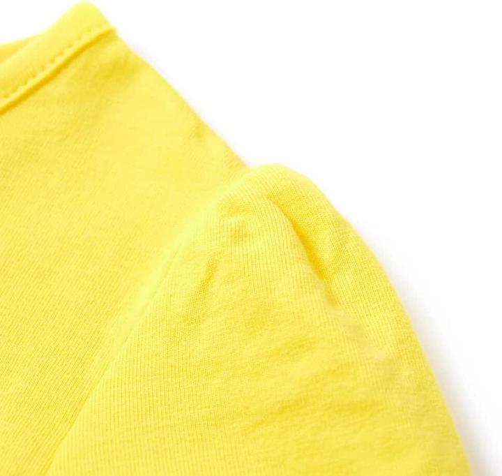 Image du produit VidaXL T-shirt enfant jaune 128,Matière : 95% coton. 5 (128)