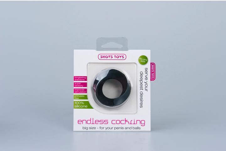 Immagine prodotto Shots anello per il pene infinito gro nero (5.50 cm)