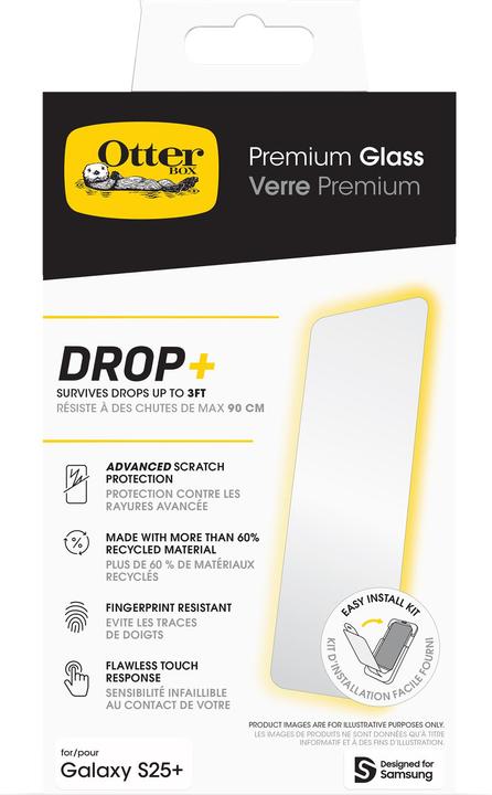 Produktbild OtterBox Premium Glass (1 Stk., Samsung Galaxy S24+, Samsung Galaxy S25+)