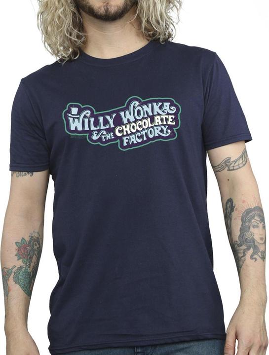 Produktbild Willy Wonka & the Chocolate Factory Chocolate Factory Logo TShirt (S)
