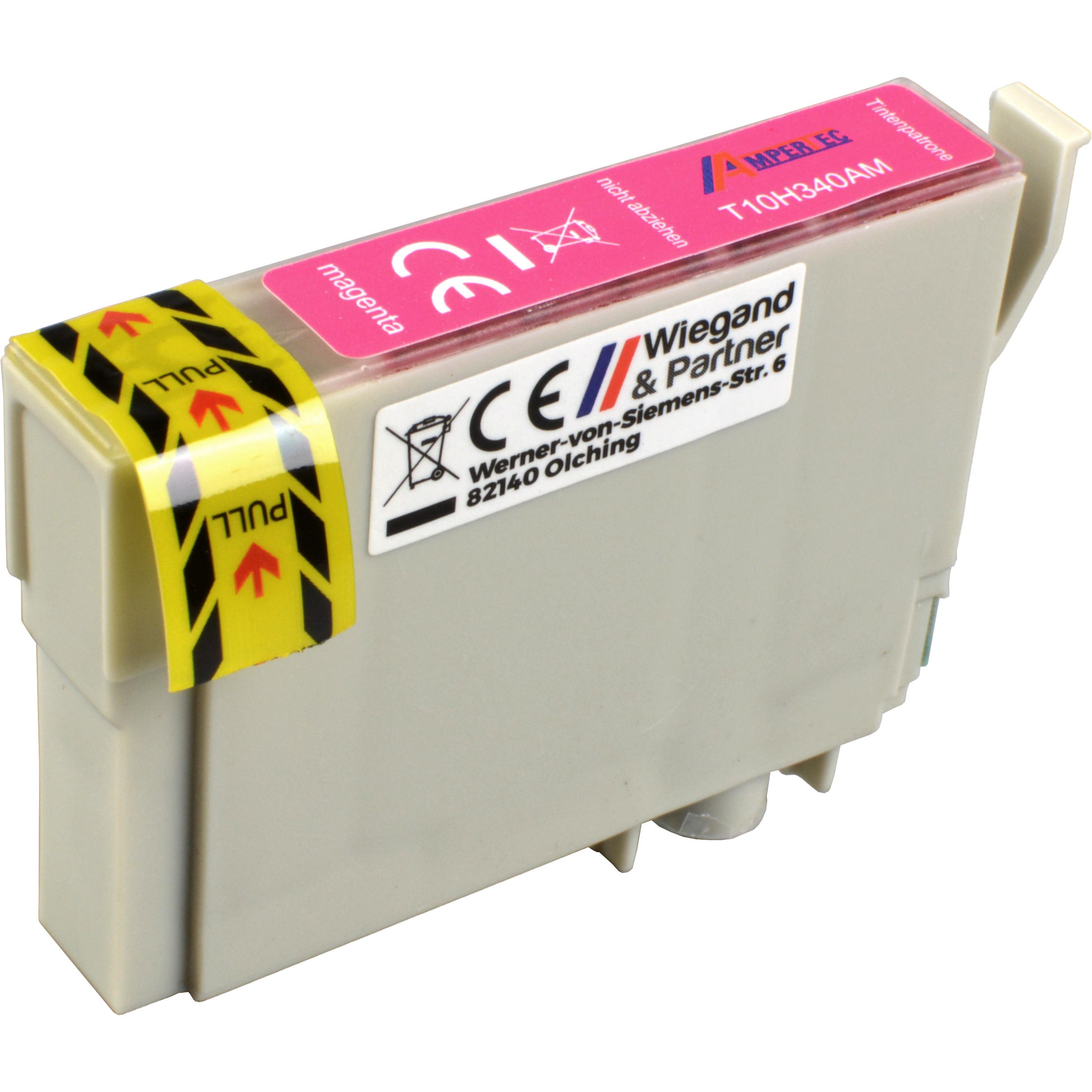 Ampertec, Druckerpatrone, Tinte ersetzt Epson C13T10H340 604XL magenta (M)