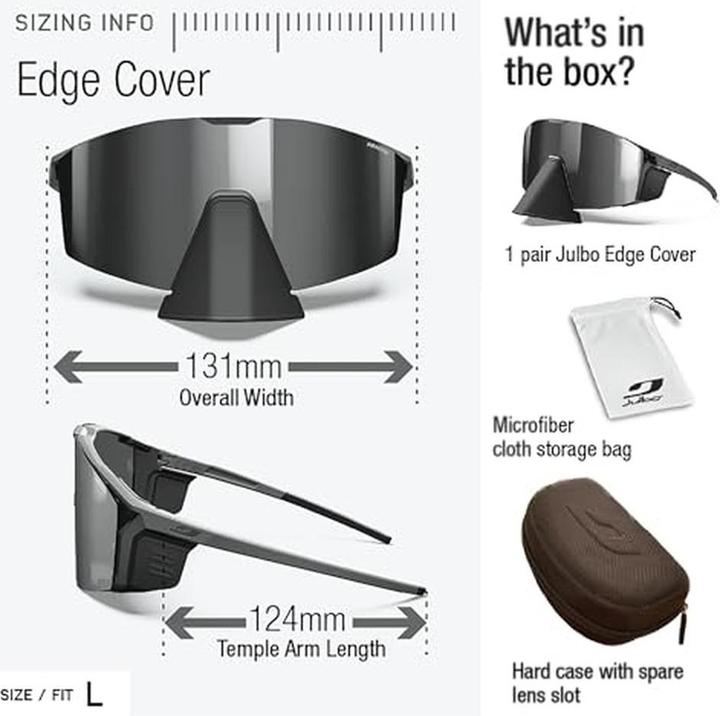 Actual product image Julbo Edge Cover Spectron S4 (VLT 5%) (Blue-black, Spectron 4)
