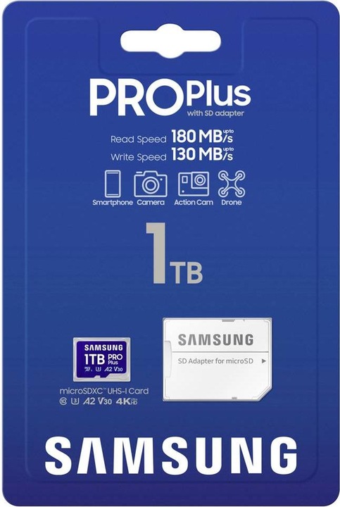 Produktbild Samsung PRO Plus (1000 GB, microSDXC, U3, UHS-I)