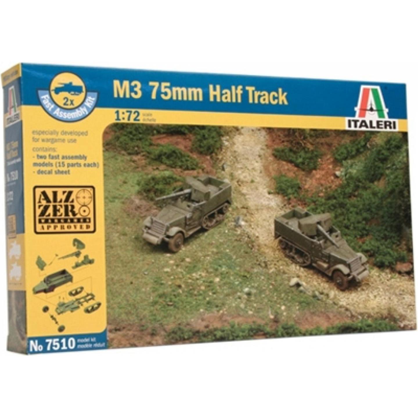 Tamiya 1:72 M3 75mm Half Tank
