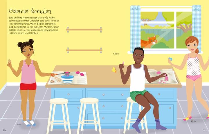 Actual product image Mein Anziehpuppen-Stickerbuch: Ostern