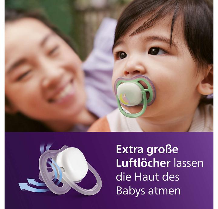 Image du produit Philips Avent Pacifier für die Nacht (2 x, 6 - 18 M.)