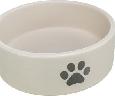 Actual product image Trixie Voerbak / Drinkbak Hond Pootmotief Keramiek Lichtgrijs / Grijs - 1,4 Ltr 20 Cm (1.40 l)