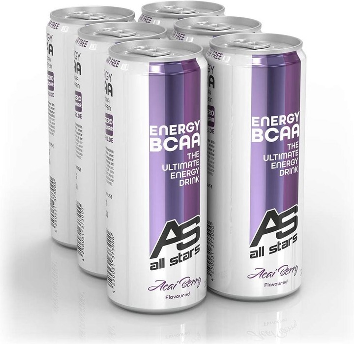 Image du produit All Stars Boisson énergétique BCAA (6 x 330ml) (baie d'açai)