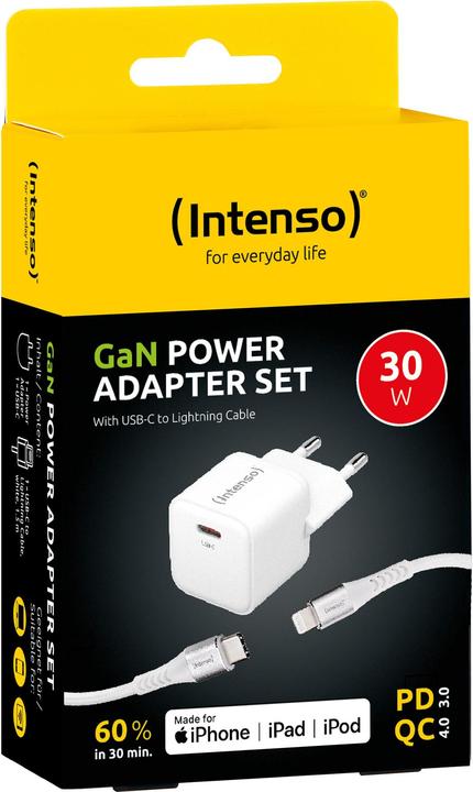 Image du produit Intenso Adaptateur d'alimentation - W30C (30 W, 1 portion)