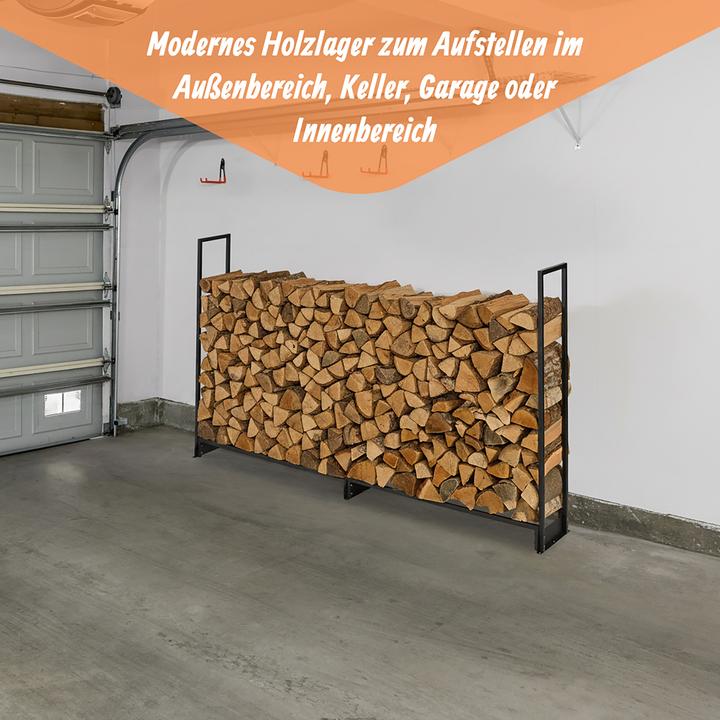 Image du produit Relaxdays Étagère à bois pour cheminée