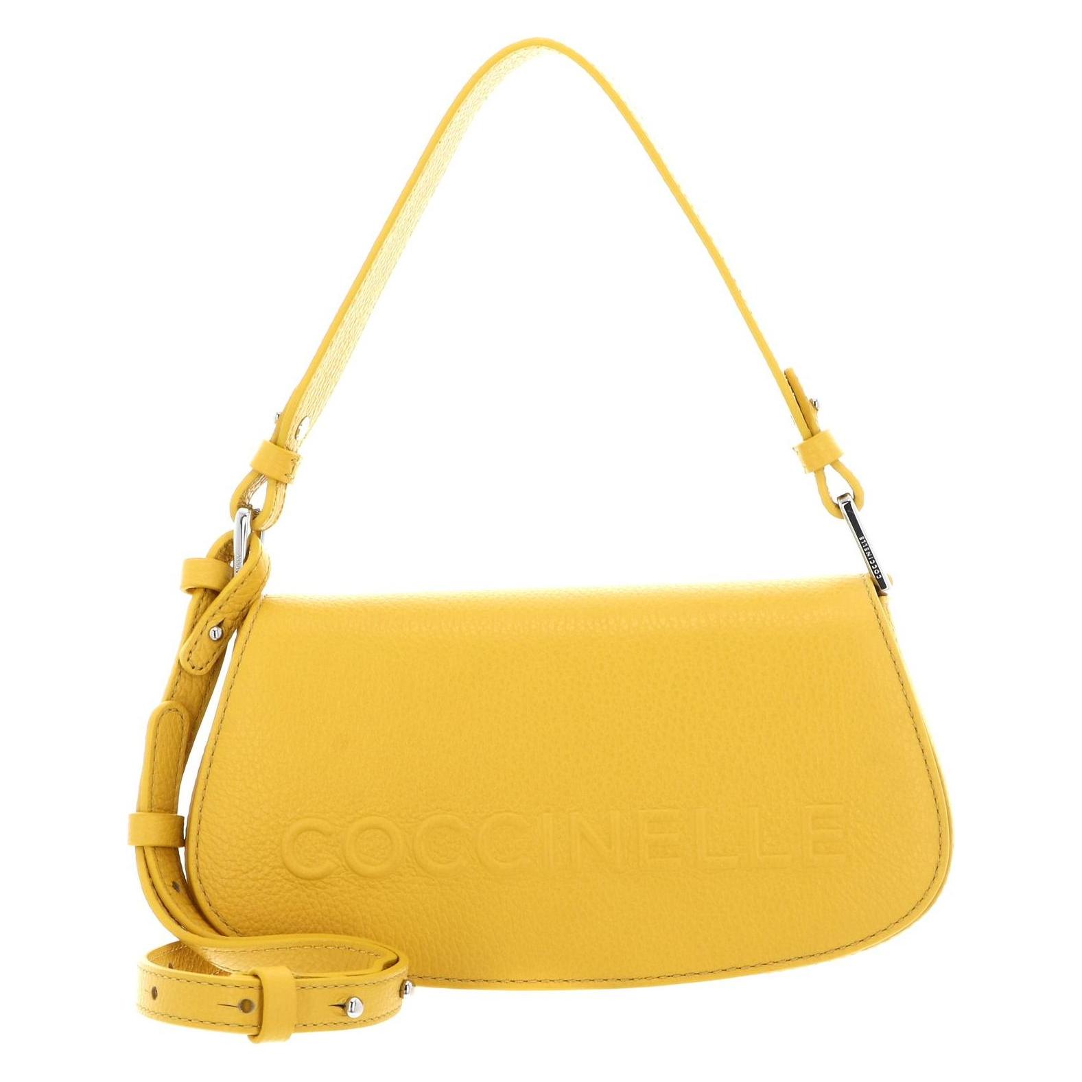 Coccinelle, Damen, Handtasche, Myrtha Maxi Log Mini Crossbody Bag, Gelb