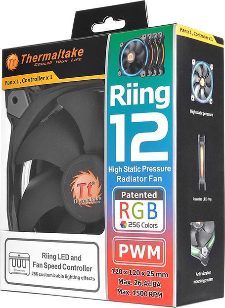 Actual product image Thermaltake Riing (120 mm, 3 x)