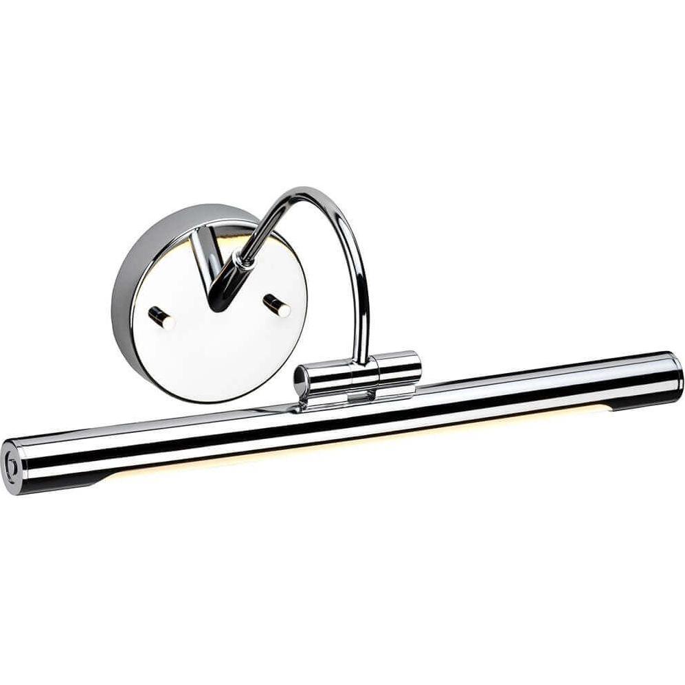 Elstead Lighting, Wandleuchte + Deckenleuchte, Alton LED Bilderleuchte 39cm Poliertes Chrom (318 lm)