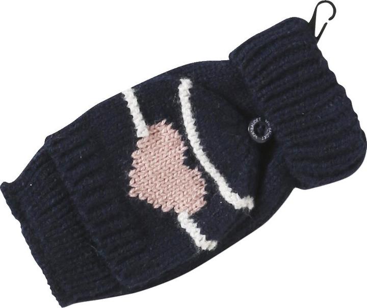 Immagine prodotto Vertbaudet Mädchen-Set: Mütze, Rundschal & Handschuhe Streifen/Herzen (128, 140)
