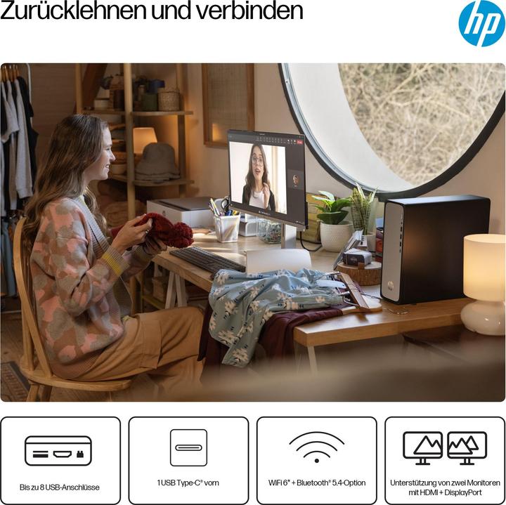 Produktbild HP OmniDesk Slim S03-0053ng (512 GB, 16 GB, Intel Core i5-14400)